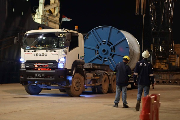 Delivery of Steel Metal Cable Reels Photo